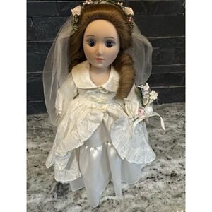 Vintage Danbury Mint Abigail‎ A Colonial Bride Brides of America Doll Rare